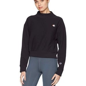 Champion LIFE reverse weave mock neck sweatshirt